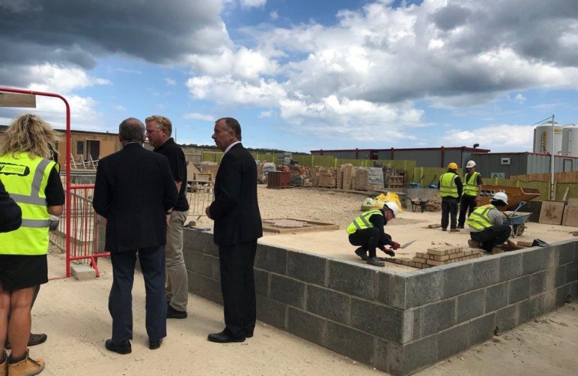 MP VISITS SCARBOROUGH CONSTRUCTION SKILLS VILLAGE