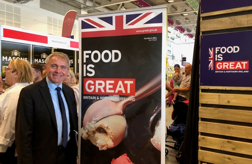 Farming Minister Robert Goodwill visits Great Yorkshire Show