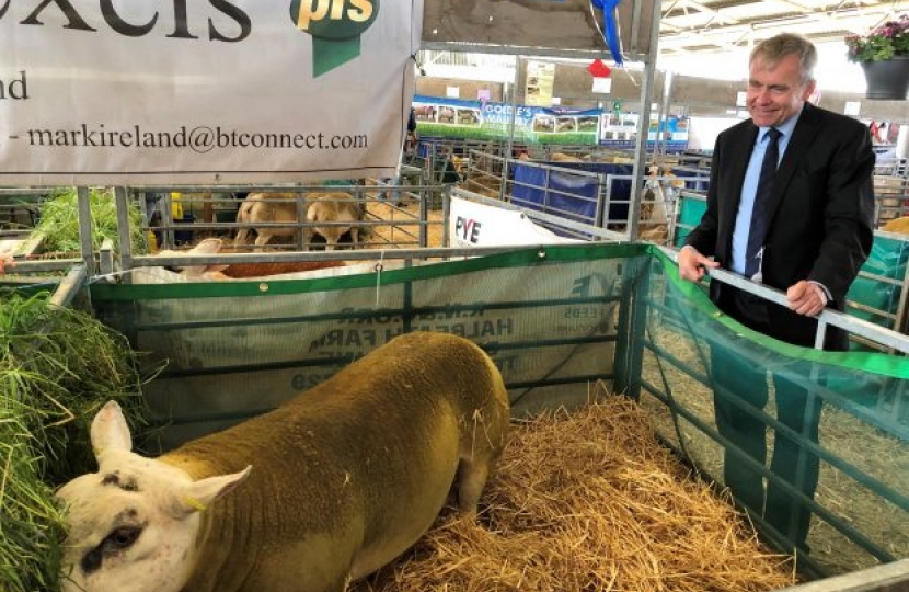 Farming Minister Robert Goodwill visits Great Yorkshire Show