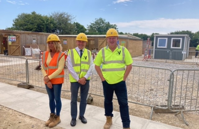  Robert Goodwill visits the Construction Skills Village