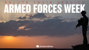 Armed Forces Week is the moment as a country we recognise the dedicated service of our Armed Forces and veterans. 