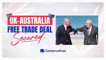 Update on negotiations on the UK’s future trading relationship with Australia: Agreement in principle